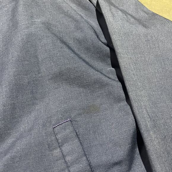 Vintage 70s Towncraft Navy Boxy Light Bomber Jacket - Picture 2 of 4